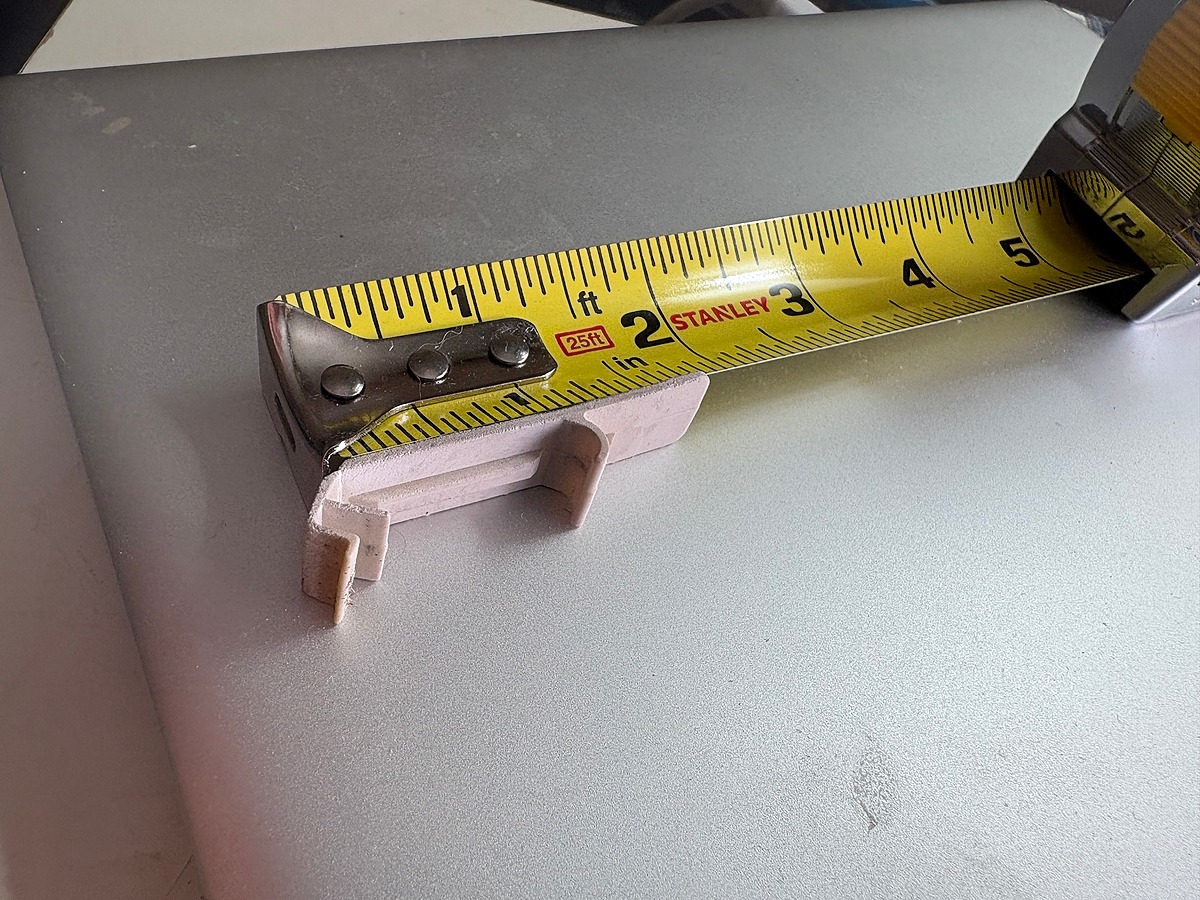Screen latch removed